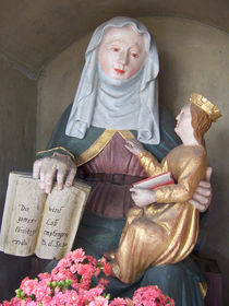 Hl Mutter Anna mit Tochter Maria - Bild: Bernhard Riedl In: Pfarrbriefservice.de